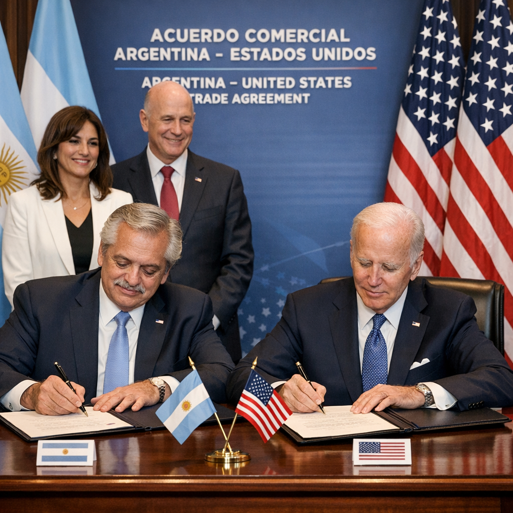 Argentina y Estados Unidos Firman Acuerdo de Comercio e Inversión